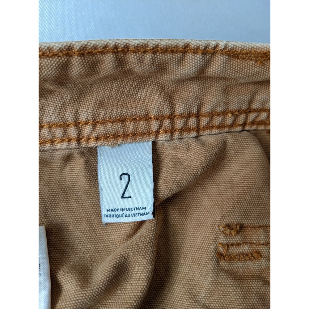 BDG Montana Canvas Wide Leg Utility Pants Brown High Rise Workwear Womens Size 2 - Picture 7 of 15
